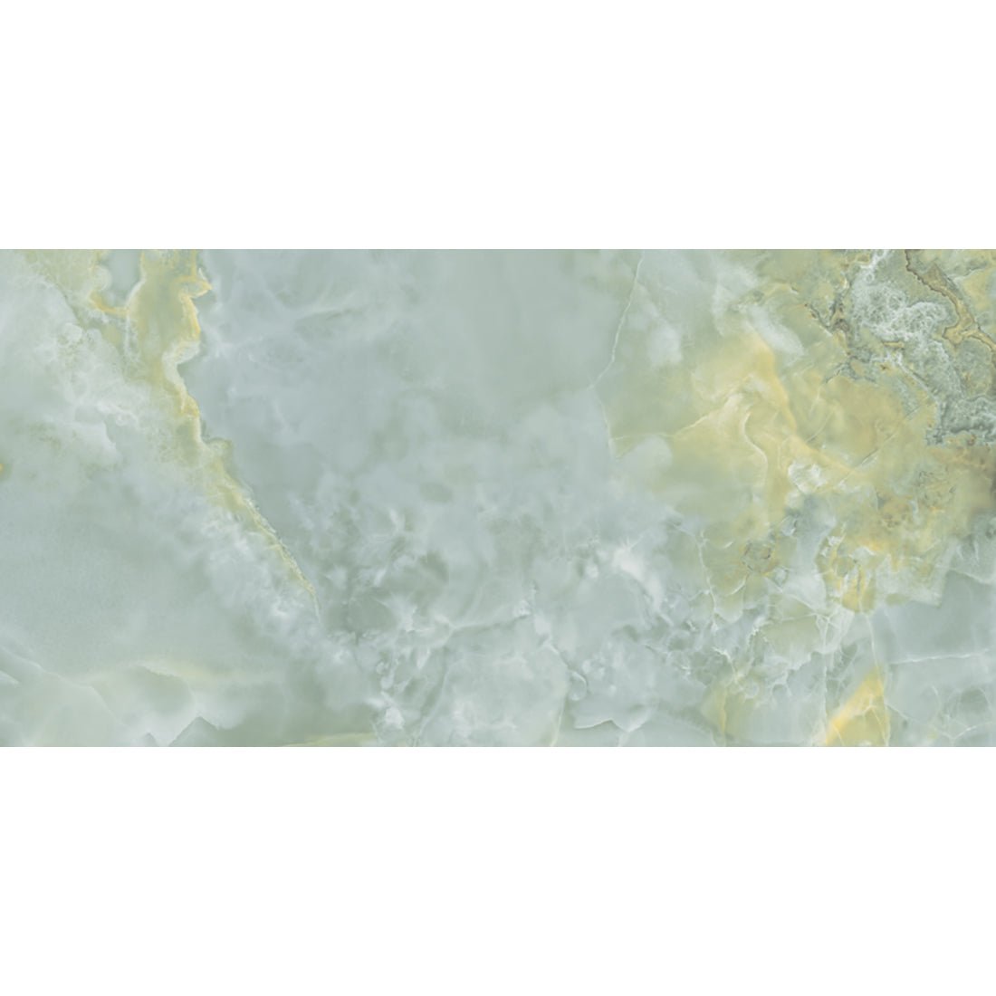 Onyx Oasis Green 60x120cm Polished Porcelain Wall & Floor Tile - TILES Paradise