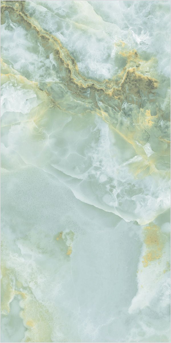 Onyx Oasis Green 60x120cm Polished Porcelain Wall & Floor Tile - TILES Paradise