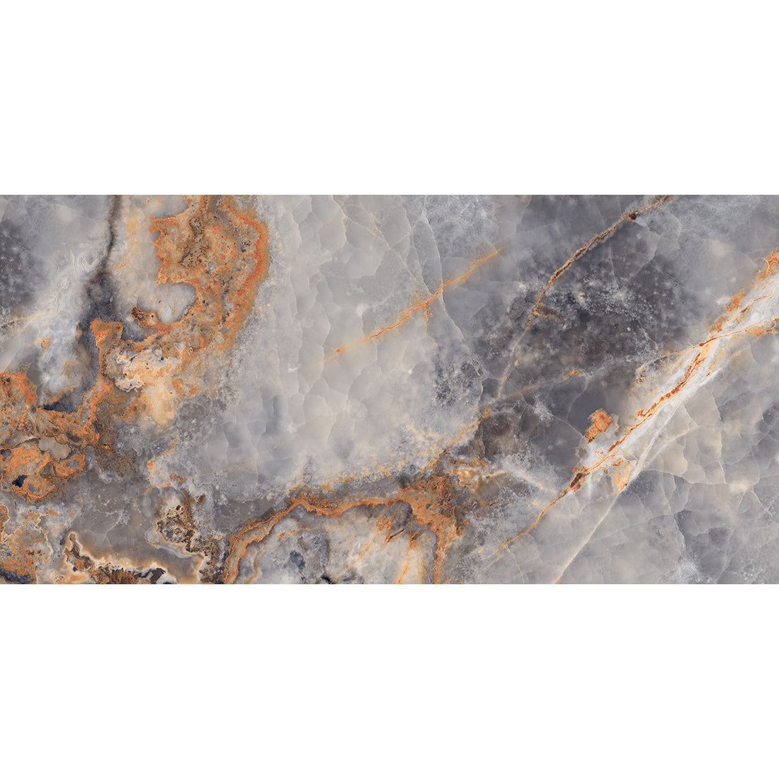 Jewel Onyx Grey 60x120cm Polished Porcelain Wall & Floor Tile