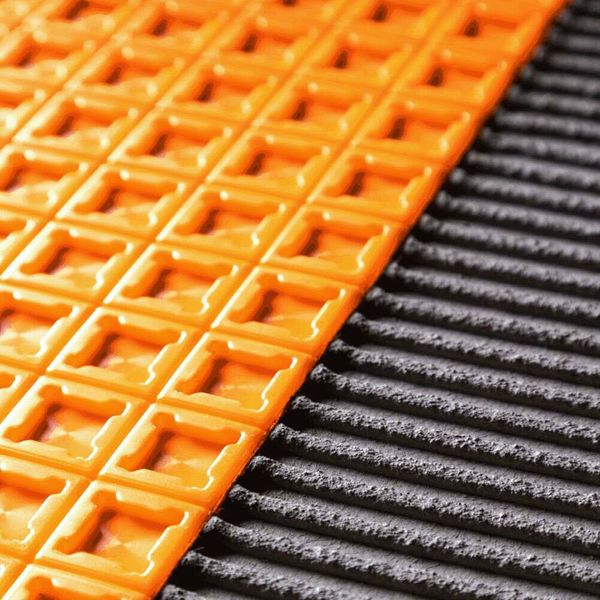 Orange Decoupling Membrane DITRA Matting - Sold by the Meter - TILES Paradise