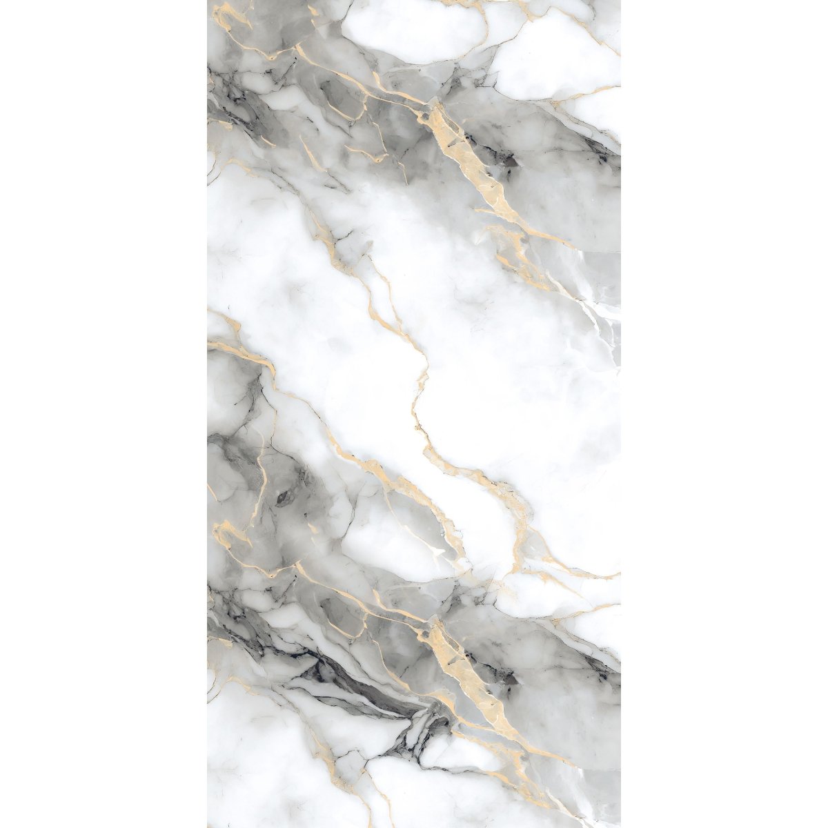 Pallet Deal: 64 Tiles (46sq.m) Afyon Grey Gold Polished 60x120cm Porcelain Wall and Floor Tile - collection - TILES Paradise