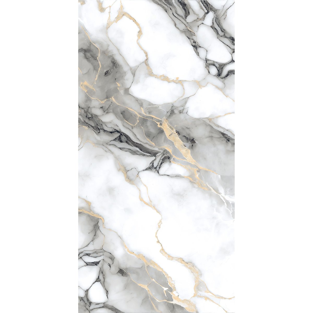 Pallet Deal: 64 Tiles (46sq.m) Afyon Grey Gold Polished 60x120cm Porcelain Wall and Floor Tile - collection - TILES Paradise