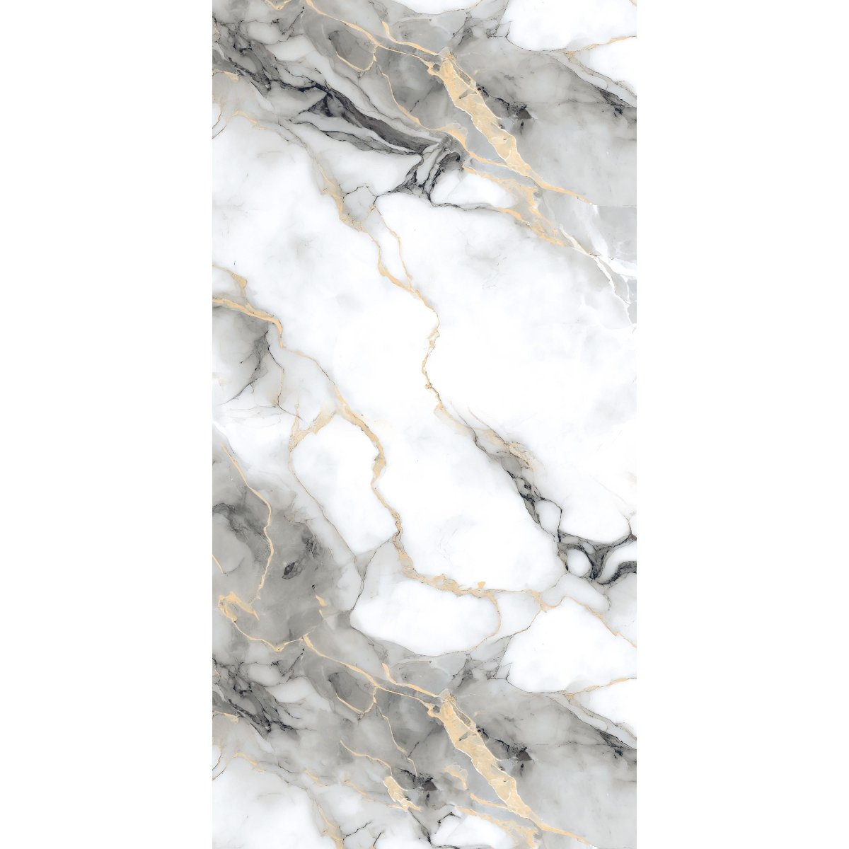 Pallet Deal: 64 Tiles (46sq.m) Afyon Grey Gold Polished 60x120cm Porcelain Wall and Floor Tile - collection - TILES Paradise