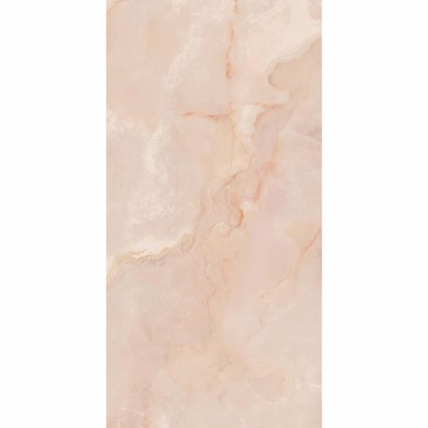 Pamesa Spain Lux Noor Onyx Pink Polished 60x120cm Porcelain Wall and Floor Tile - TILES Paradise