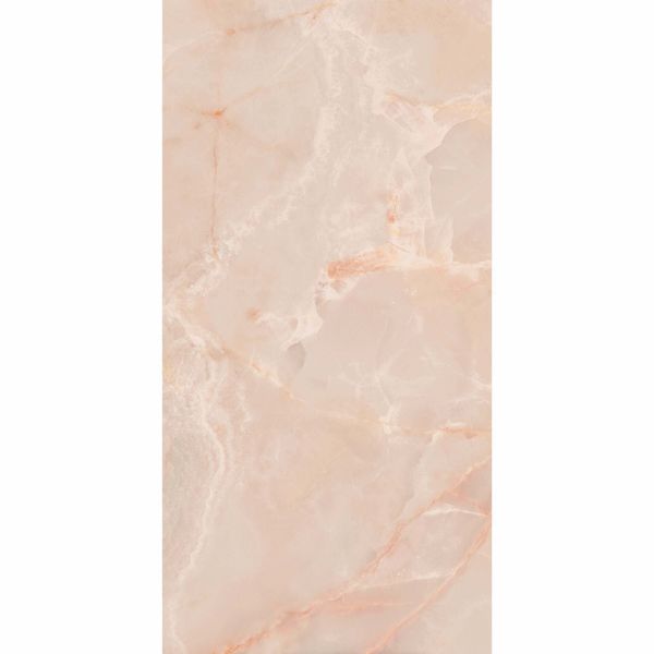 Pamesa Spain Lux Noor Onyx Pink Polished 60x120cm Porcelain Wall and Floor Tile - TILES Paradise