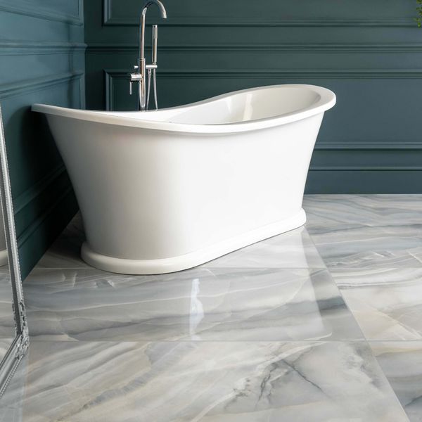 Pamesa Spain Rodas Smerato Onyx Blue Polished 60x120cm Porcelain Wall and Floor Tile - TILES Paradise