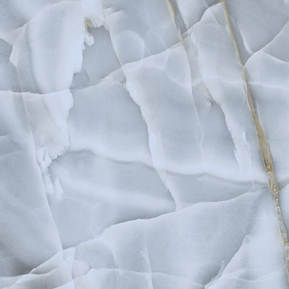 Persian Onyx Gold Blue Glossy Porcelain Tiles 60x60cm Wall & Floor Tile - TILES Paradise