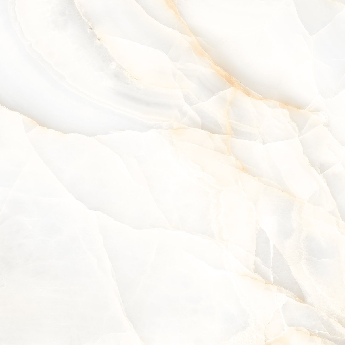 Persian Onyx Gold White Glossy Porcelain Tiles 60x60cm Wall & Floor Tile - TILES Paradise