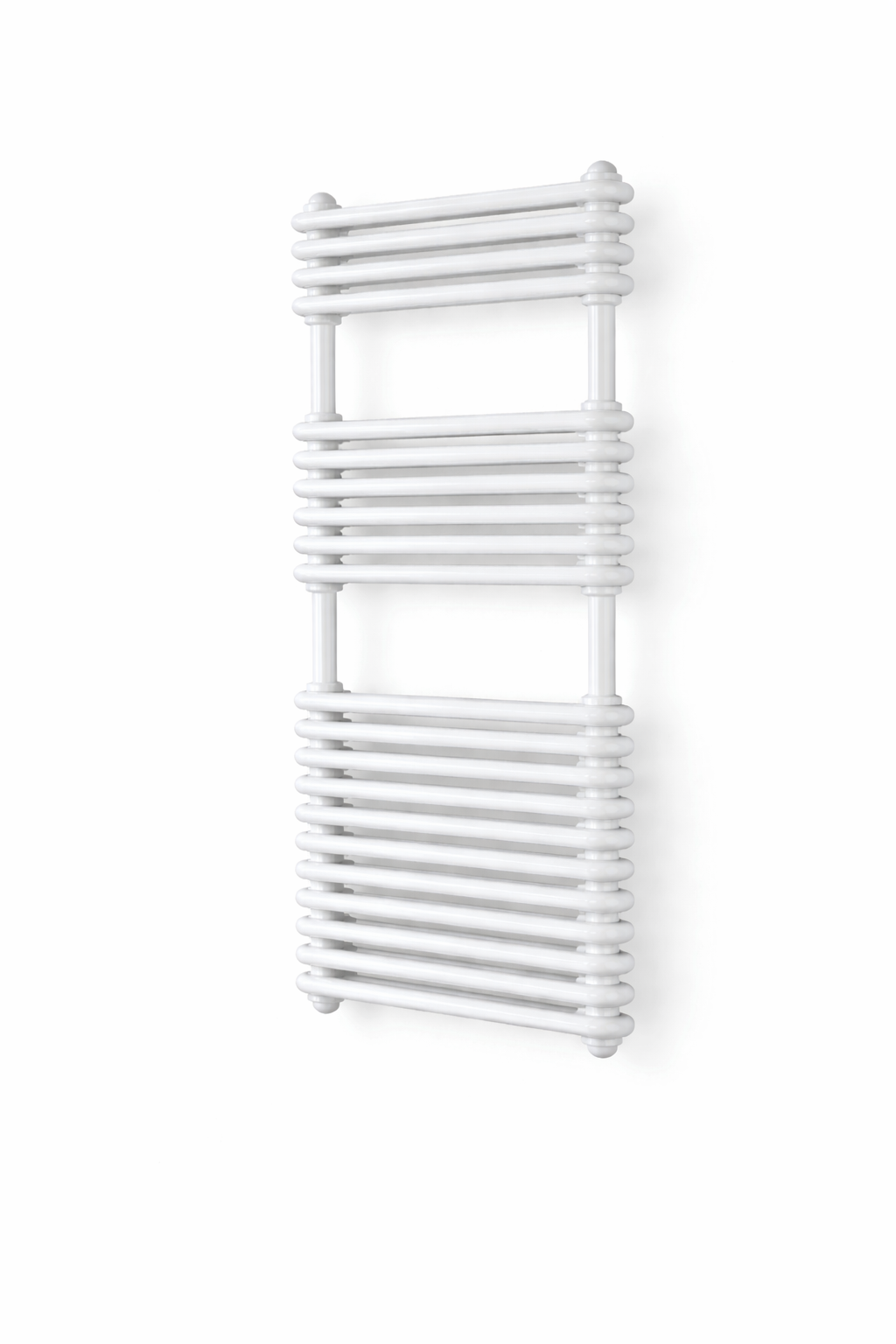 Pilastra White Column Heated Towel Rail