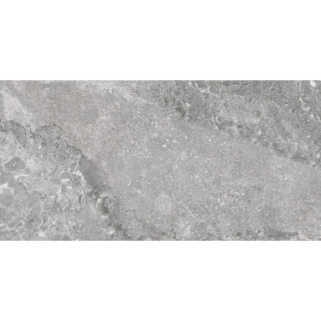 Portland Silver Stone Effect Matt Porcelain Wall & Floor Tile 30x60cm R10 - TILES Paradise