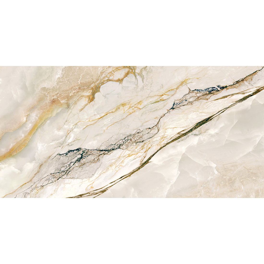 Quartz Marmi Crystal Marble Effect Polished Porcelain Tile 60x120cm