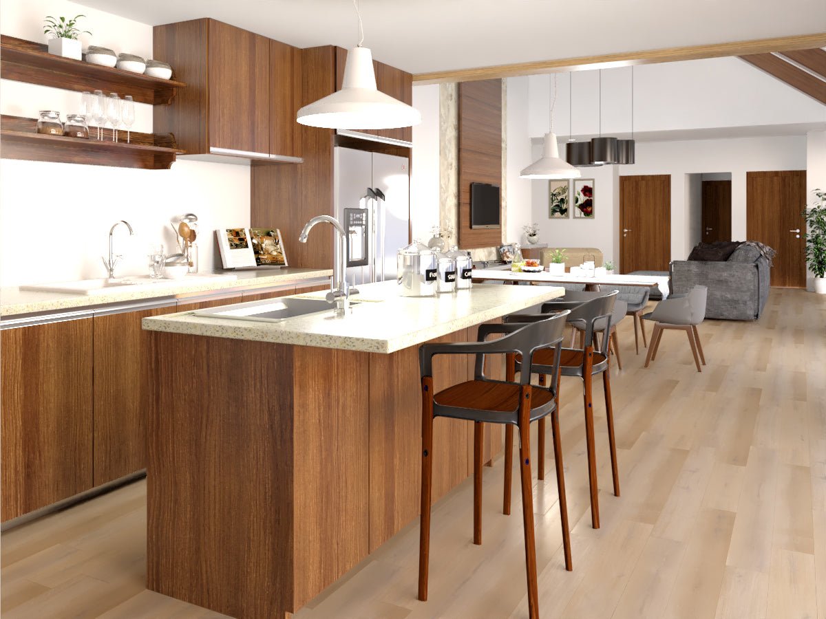 RegalStone Infinity Plank SPC Click Vinyl Flooring - Honey Oak - TILES Paradise