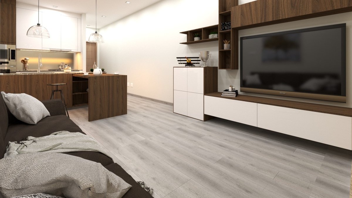 RegalStone Infinity Plank SPC Click Vinyl Flooring - Mist Oak - TILES Paradise