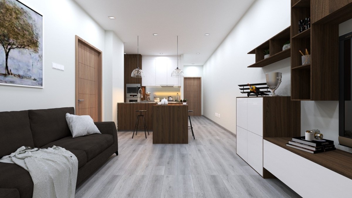 RegalStone Infinity Plank SPC Click Vinyl Flooring - Mist Oak - TILES Paradise