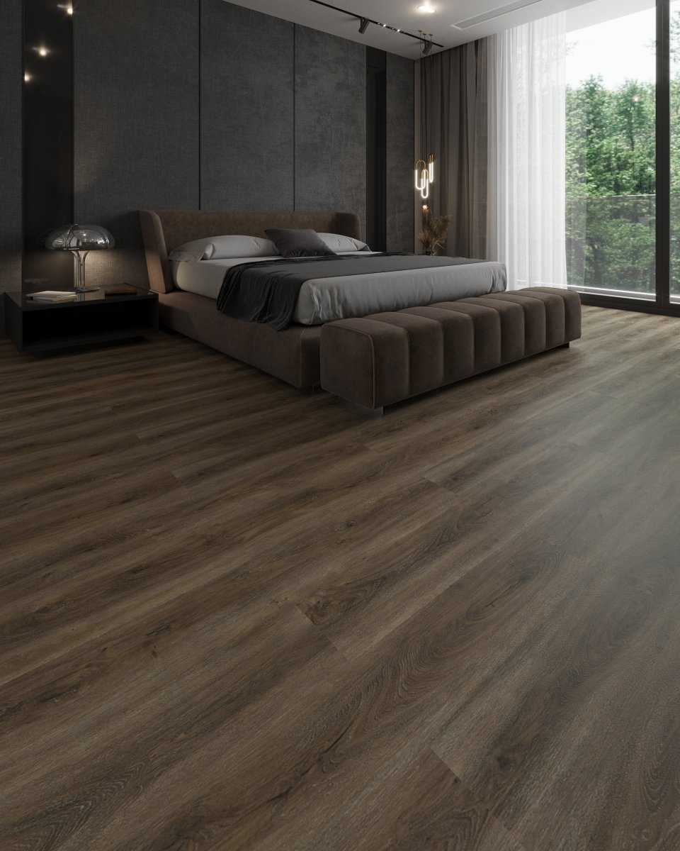 RegalStone Infinity Plank SPC Click Vinyl Flooring - Voyager Walnut - TILES Paradise