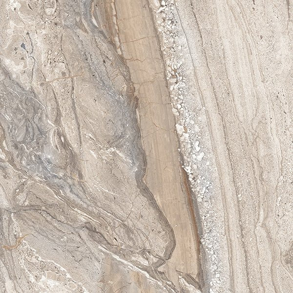 Sahara Onyx Beige Gloss Porcelain 60x60cm Bathroom Wall & Floor Tile - TILES Paradise