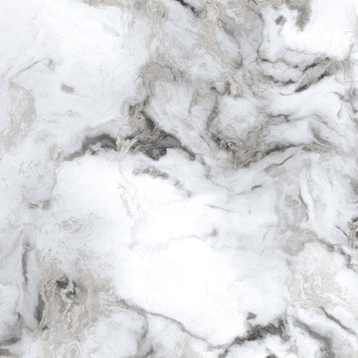 Sky Grey Marble Effect Polished Porcelain 60x60cm Wall & Floor Tile - TILES Paradise