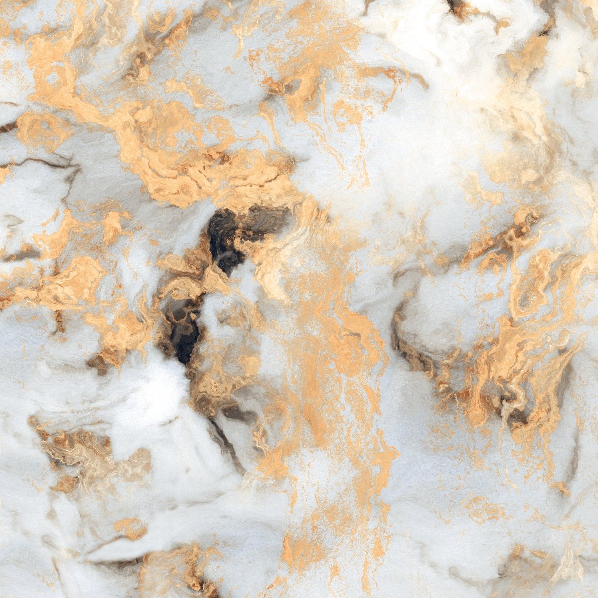 Sky White Gold Marble Effect Polished Porcelain 60x60cm Wall and Floor Tile - TILES Paradise