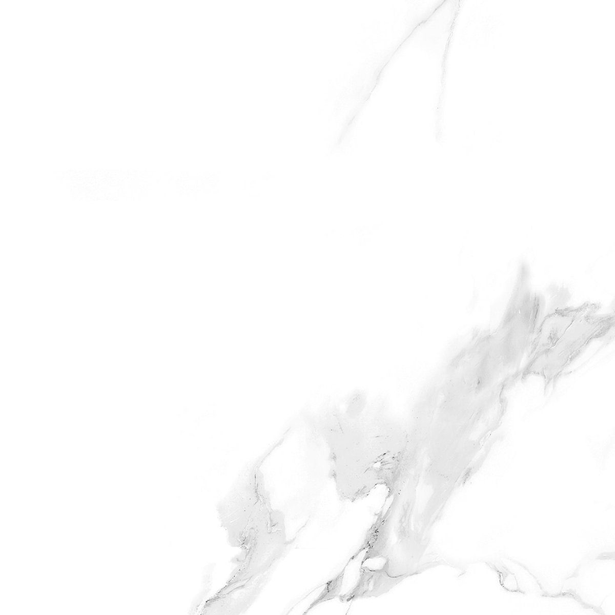 Statuario Clara Grey Polished Marble Effect Porcelain 60x60cm Wall and Floor Tile - TILES Paradise