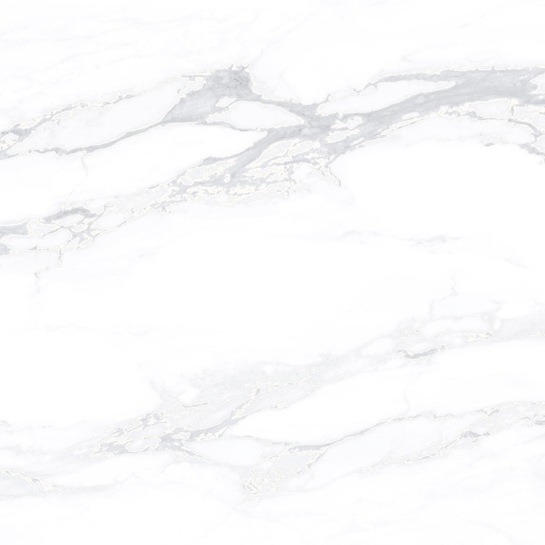 Statuario Glacier White Marble Effect Matt Porcelain Tile 60x60cm