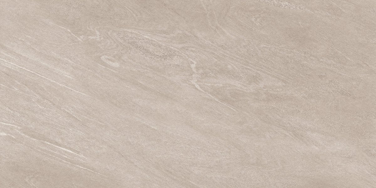Strata Beige Stone Effect Matt Full Body Porcelain 60x120cm Wall & Floor Tile - TILES Paradise