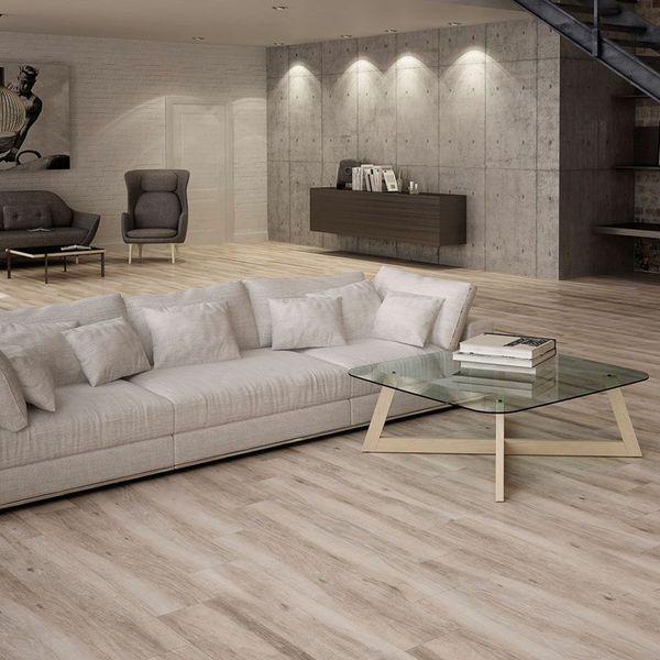 Nordic Sunkissed Brown Wood Effect Matt 23.3x120cm Porcelain Wall and Floor Tile