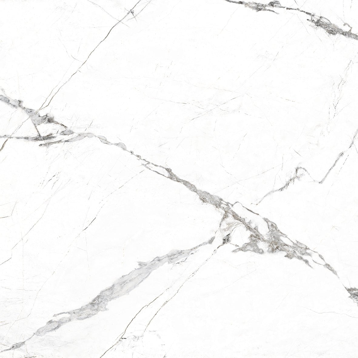Super White Polished Porcelain 60x60cm Wall & Floor Tile - TILES Paradise