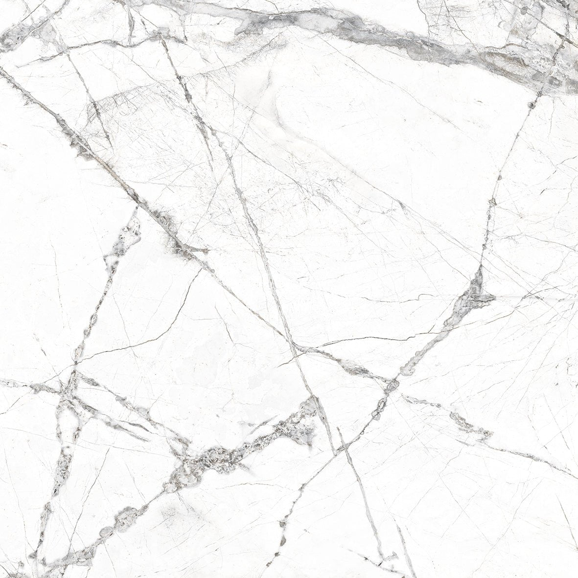 Super White Polished Porcelain 60x60cm Wall & Floor Tile - TILES Paradise