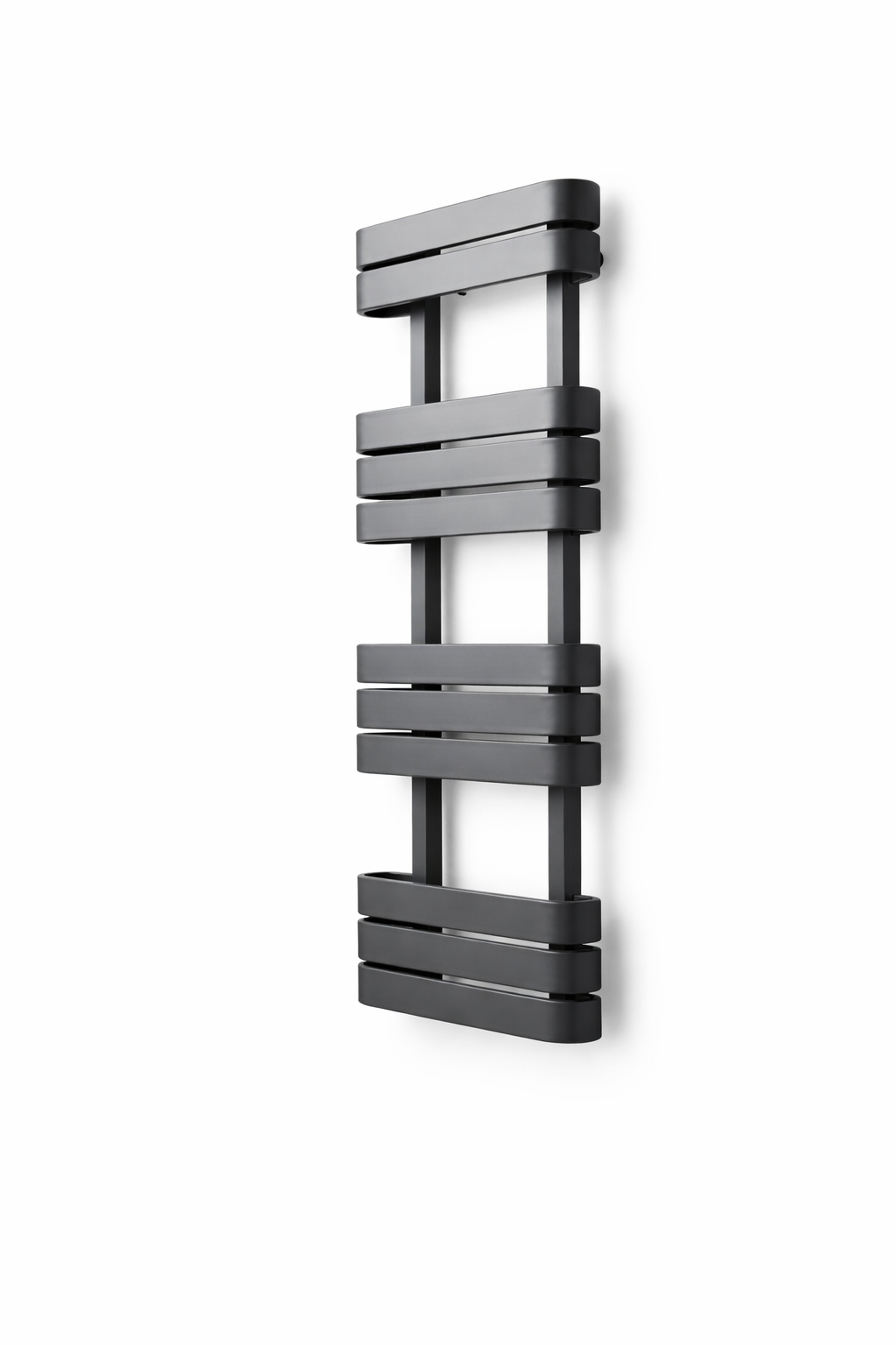 Tarsia Anthracite Grey Designer Heated Towel Rail