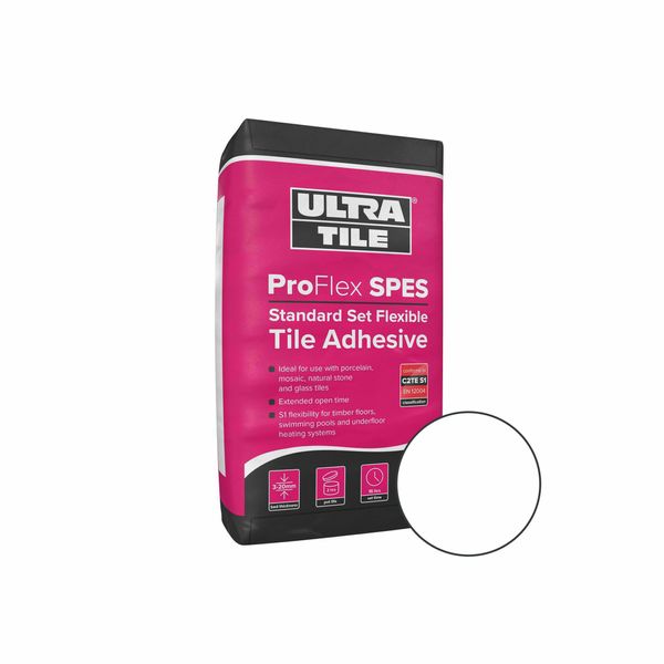 Ultra Tile Fix ProFlex SPES White Adhesive 20kg - TILES Paradise