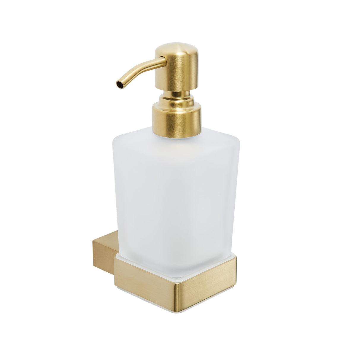 Velluto Brushed Brass Soap Dispenser