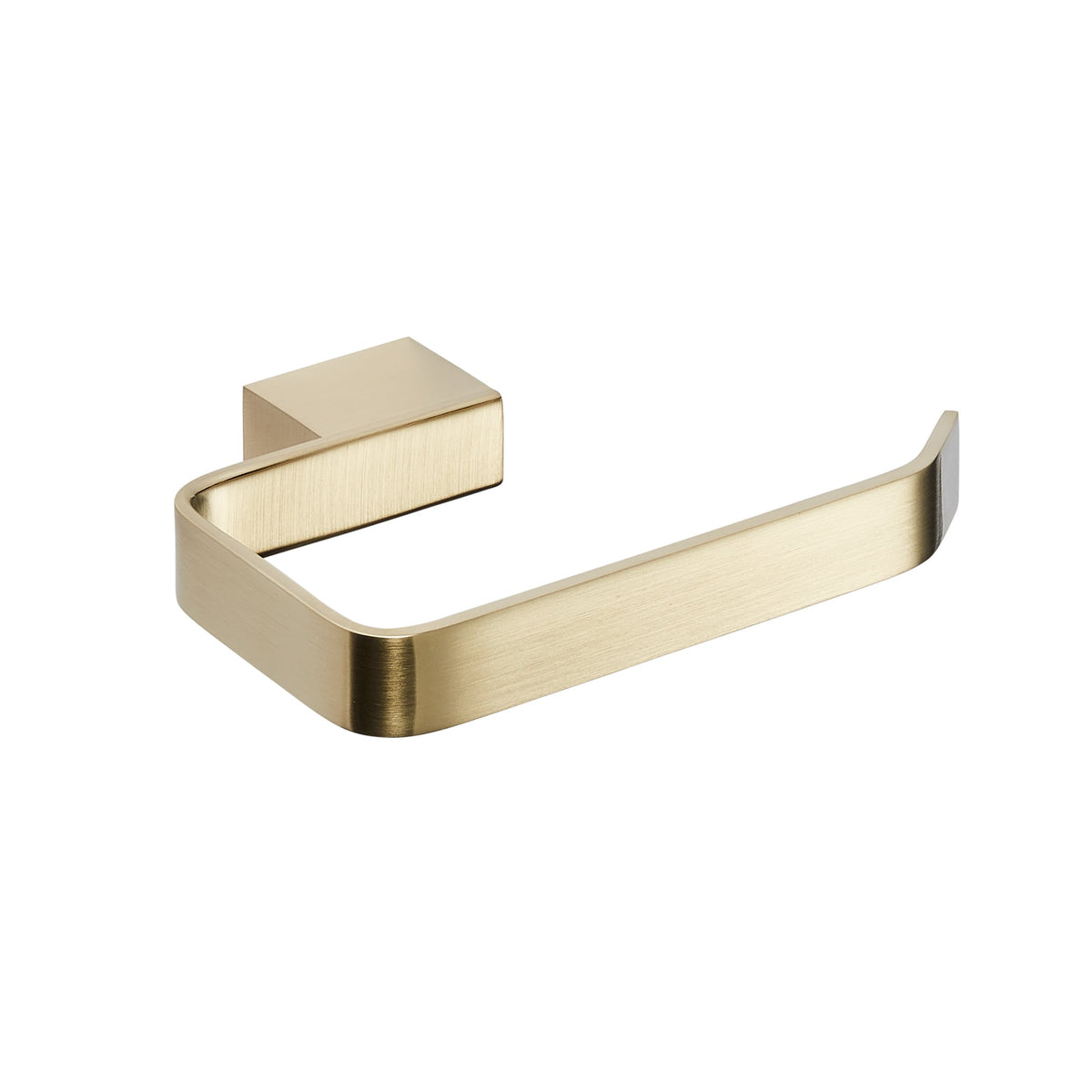 Velluto Brushed Brass Toilet Roll Holder