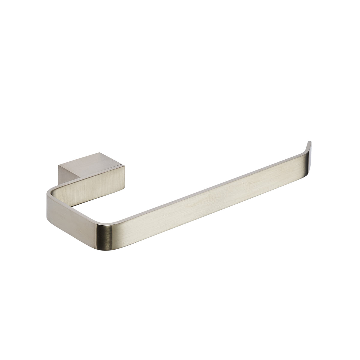 Velluto Brushed Nickel Towel Ring
