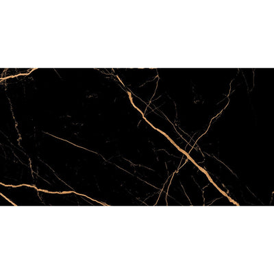 Wholesale Pallet Apollo Black & Gold High Gloss Porcelain 60x120cm Kitchen Bathroom Wall Floor Tiles - TILES Paradise