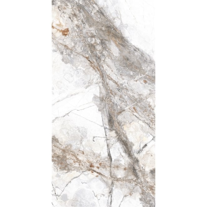Invisible Marble Gloss Porcelain 30cm x 60cm Wall & Floor Tile - TILES Paradise
