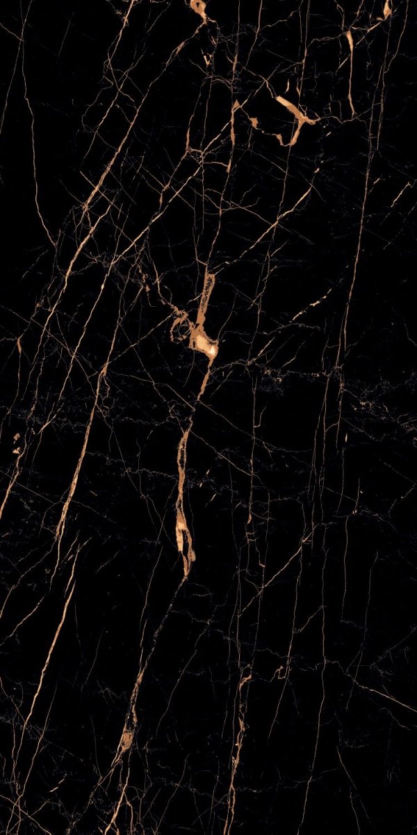 Pallet Deal: 60 Tiles (43 sq.m) - Rich Black & Gold High Gloss Porcelain 60x120cm for Kitchen & Bathroom - TILES Paradise