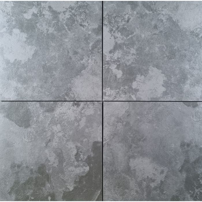 Sky Grey Matt Porcelain 60X60cm Outdoor Residential Commercial Wall Floor Tile - TILES Paradise