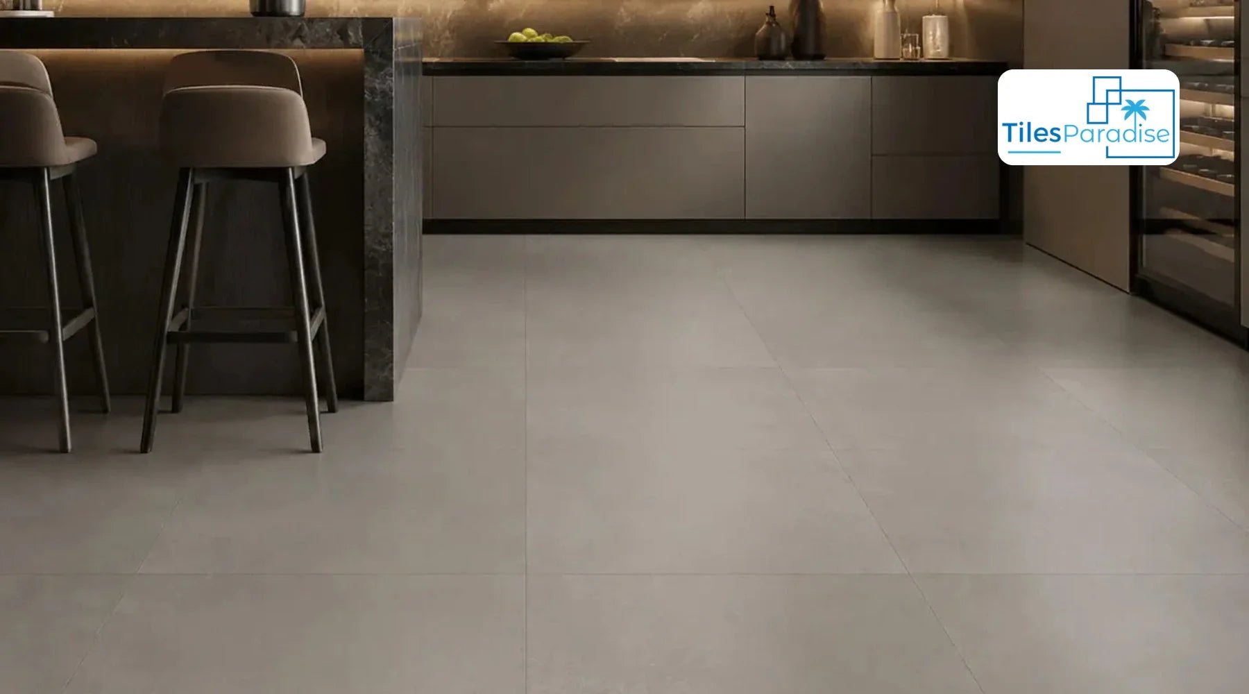 Anti-Slip Porcelain Kitchen Floor Tiles — R10 & R11 Rated, Matt-Finish, Waterproof Flooring - TILES Paradise