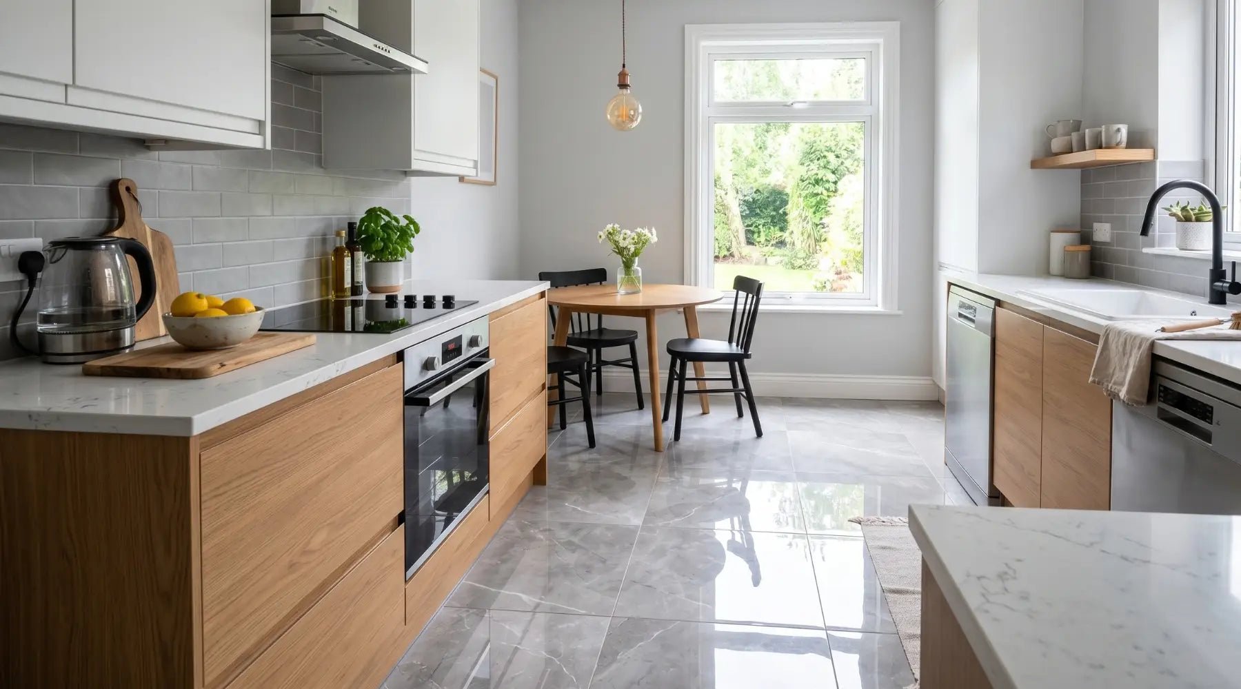 Brown Kitchen Tiles: Porcelain and Ceramic Options by Finish, Size, and Grout Compatibility - TILES Paradise