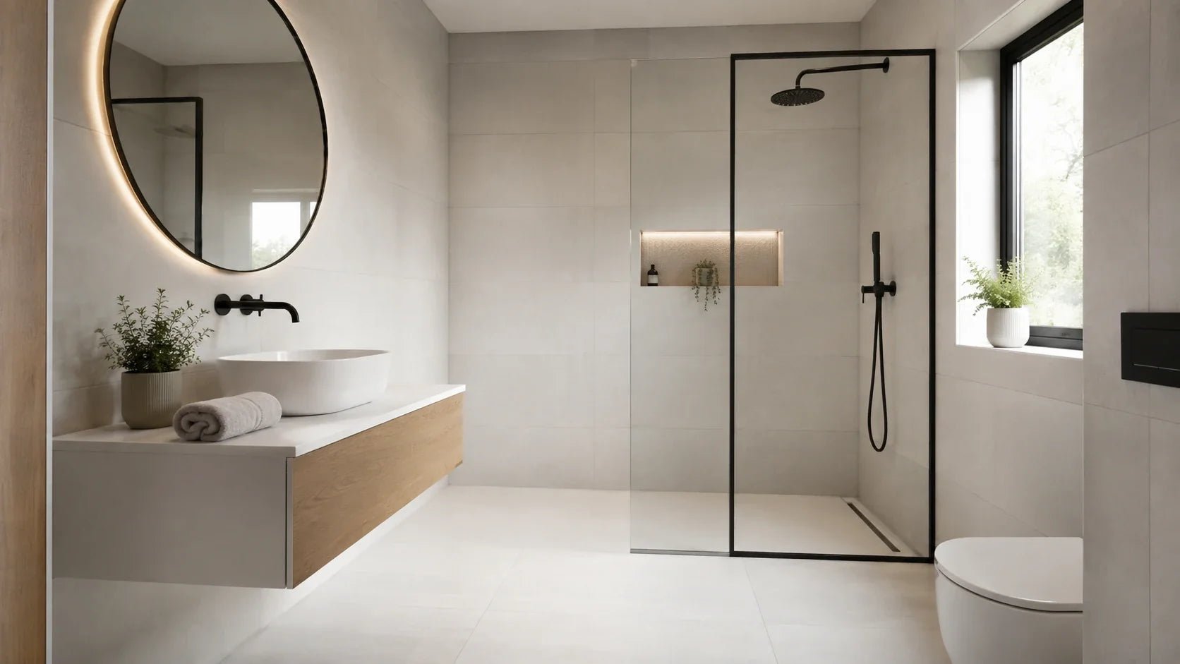 How to Choose White Bathroom Tiles: Shade, Size, Finish and Grout - TILES Paradise