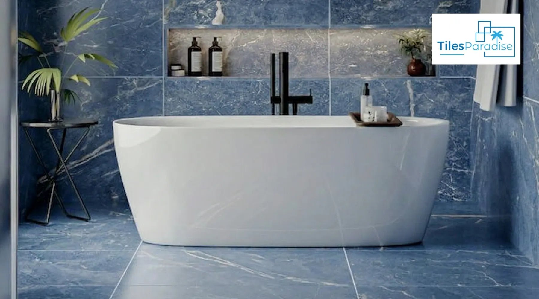 Stone Effect Bathroom Tiles: Luxury Natural & Porcelain Styles - TILES Paradise