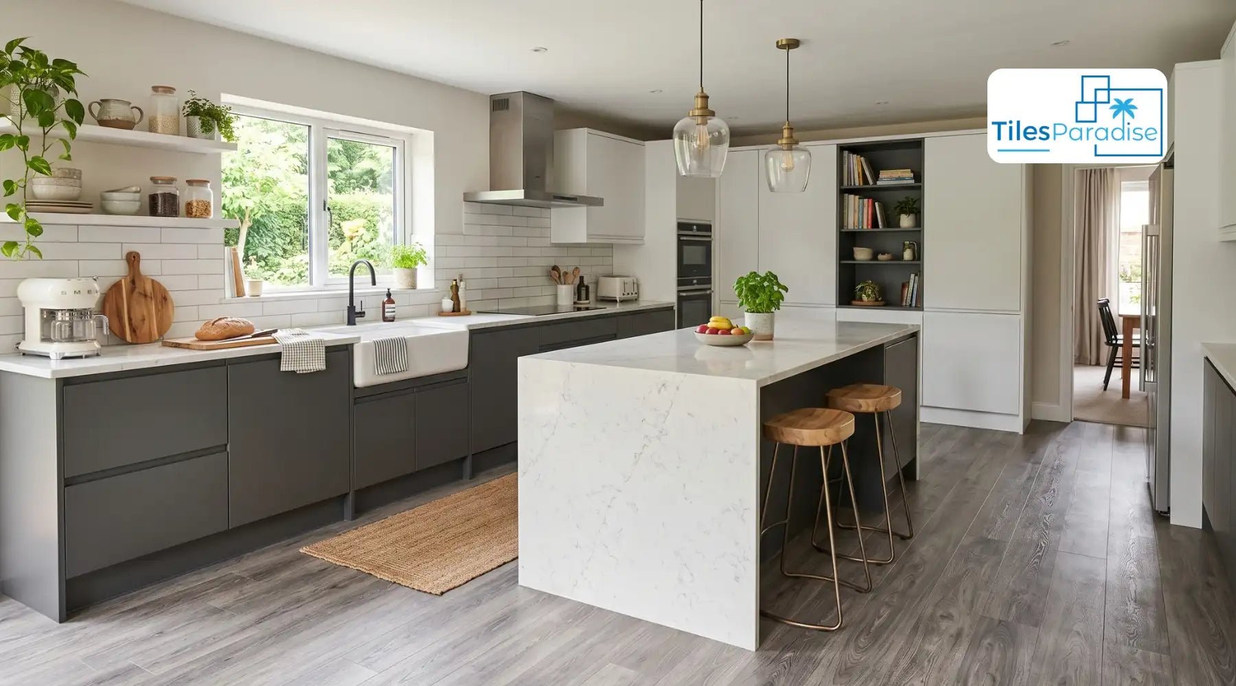 Vinyl Floor Tiles for Kitchen: Waterproof, Anti-Slip Ratings, Wear Layer Thickness &amp; UFH Compatibility Guide - TILES Paradise