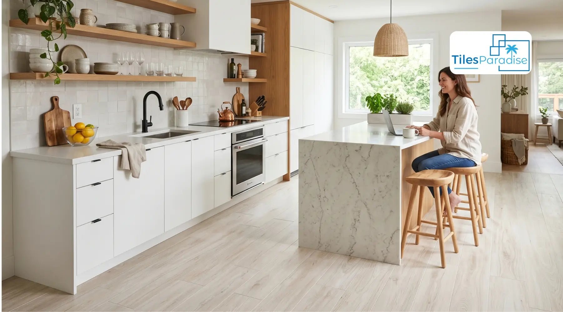 Wood Effect Kitchen Tiles: Porcelain Durability, Grout Matching, and Underfloor Heating Guidelines - TILES Paradise