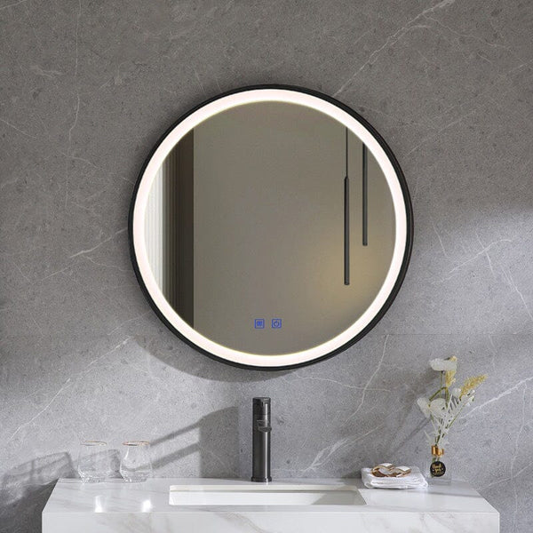 600mm Round Bathroom LED Mirrors - TILES Paradise