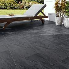 Black Outdoor Tiles - TILES Paradise