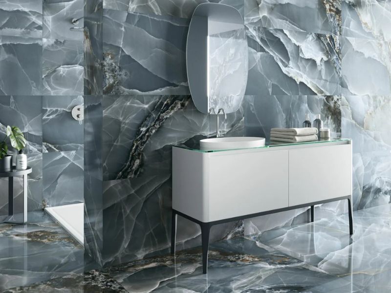 Blue Floor Tiles - TILES Paradise