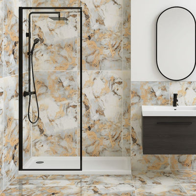 Gold Bathroom Tiles for a Luxurious and Timeless Look
