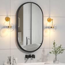 Oval & Pill Bathroom LED Mirrors - TILES Paradise