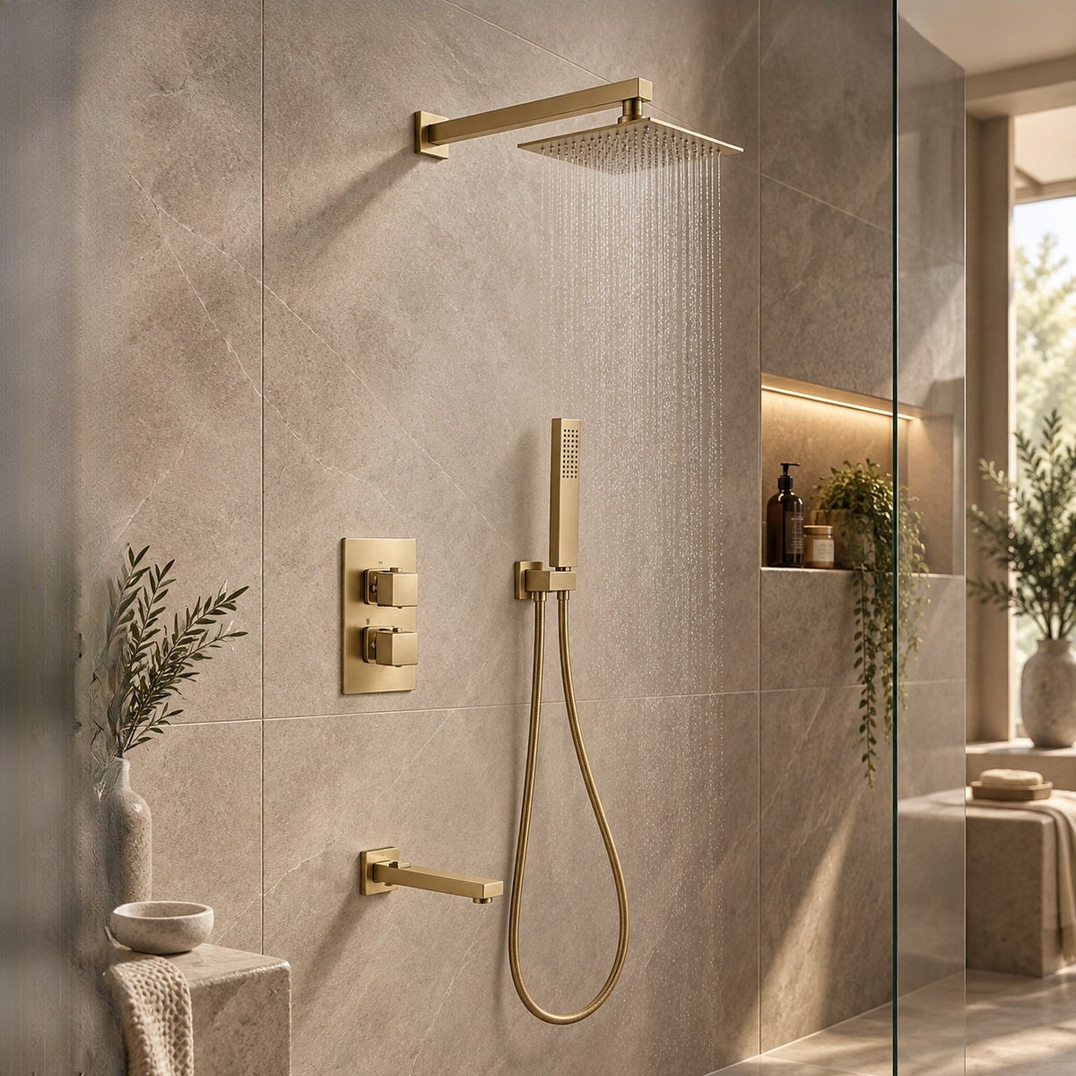 Square Showers