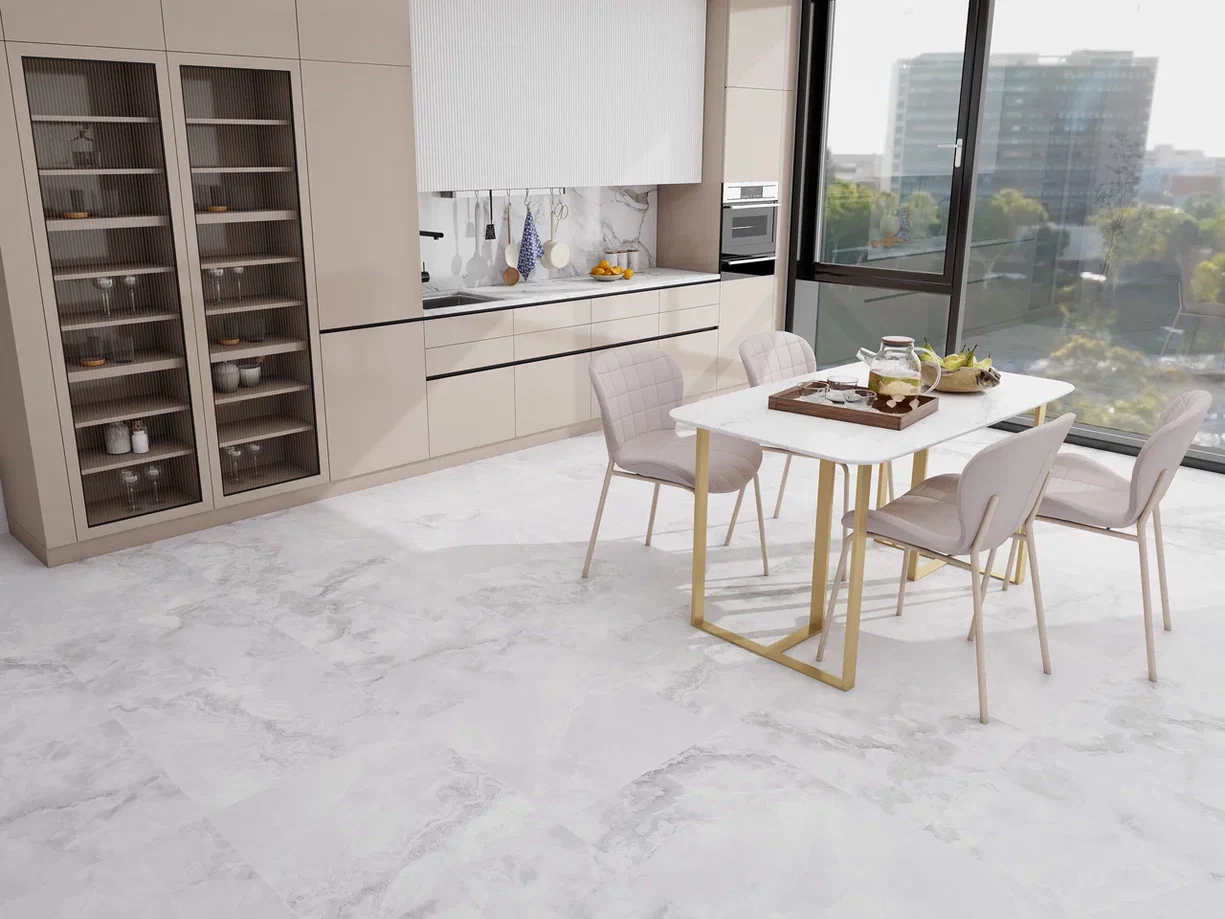Job Lot: 42 Tiles (30 sq.m) Onyx Oasis Grey 60x120cm Polished Porcelain Wall & Floor Tile